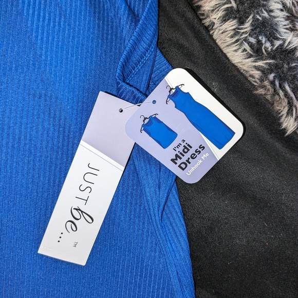 NWT Tank Dress//Blue//SZ small - Picture 2 of 4